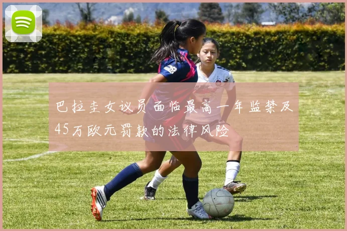 巴拉圭女议员面临最高一年监禁及45万欧元罚款的法律风险